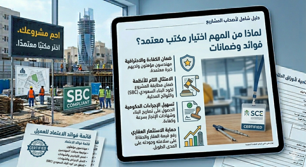 لماذا من المهم اختيار مكتب هندسي معتمد؟