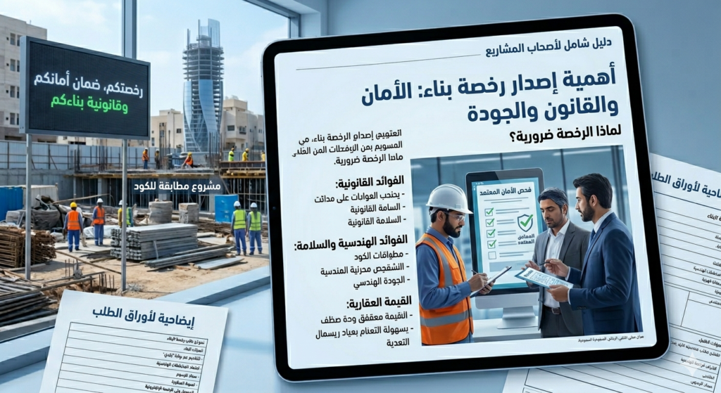 أهمية إصدار رخصة بناء