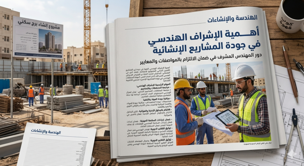 أهمية الإشراف الهندسي