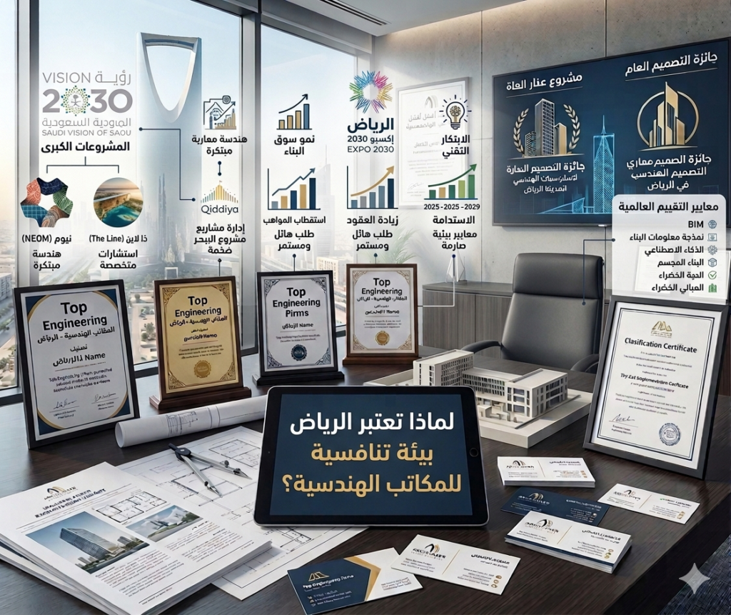 ما هو أفضل مكتب هندسي في الرياض؟