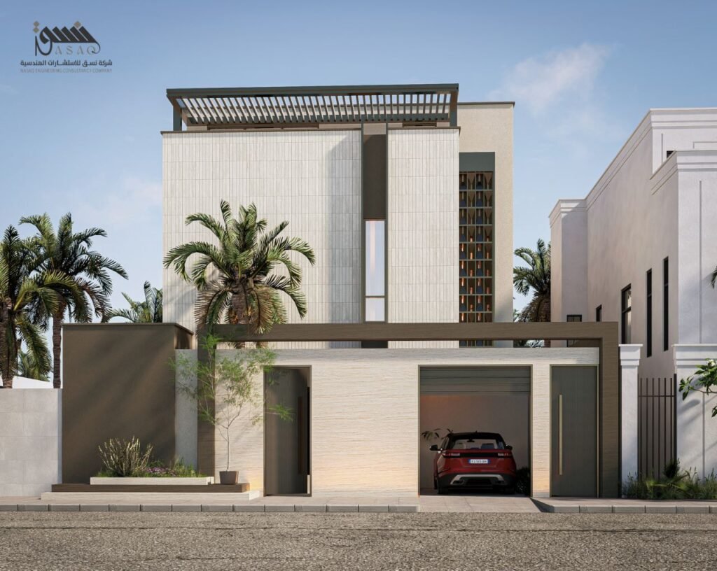تصميم معماري فيلا النرجس