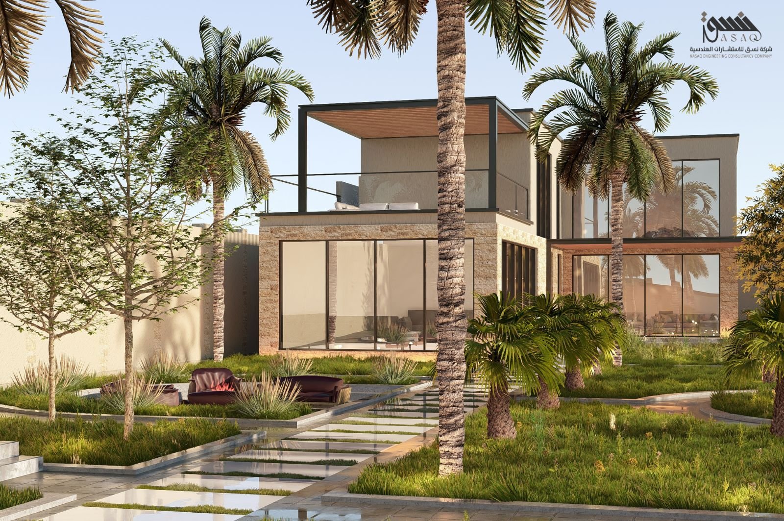 تصميم شاليه في حي الخير