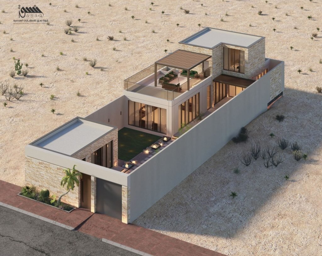 تصميم استراحة في حي الخير