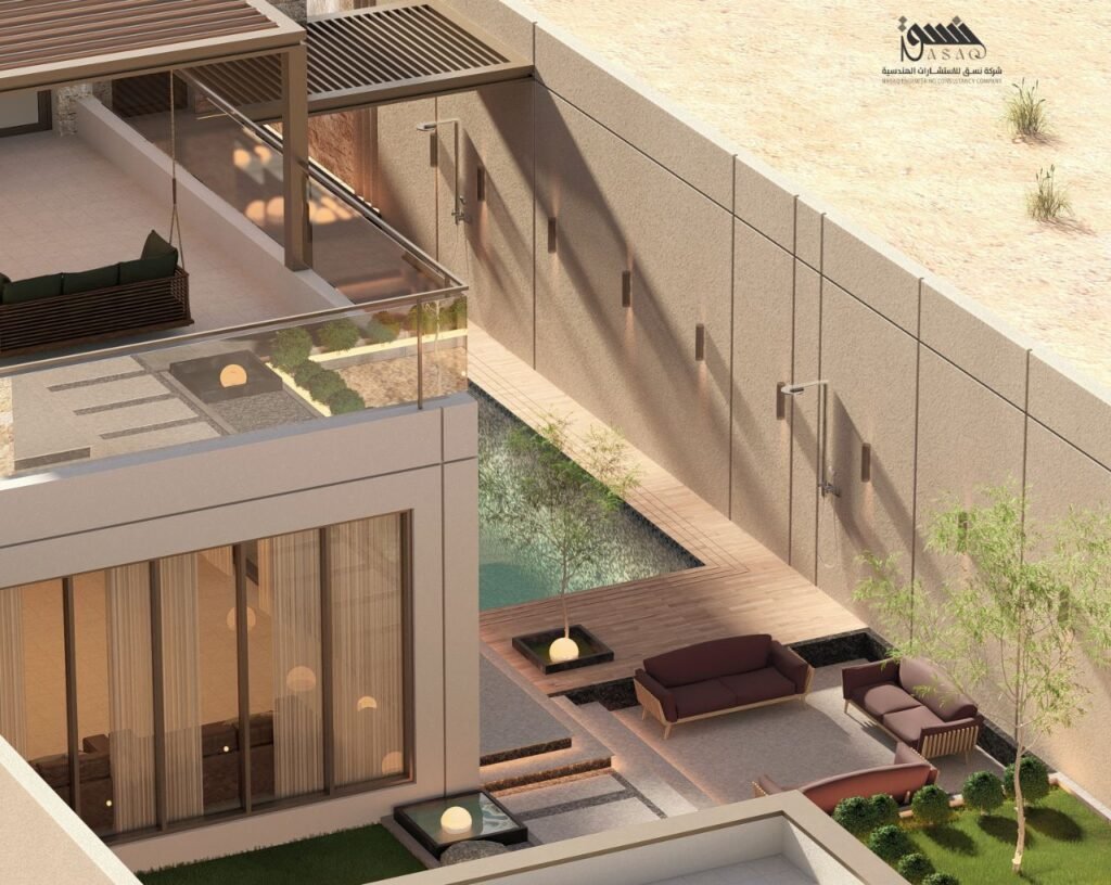 تصميم استراحة في حي الخير