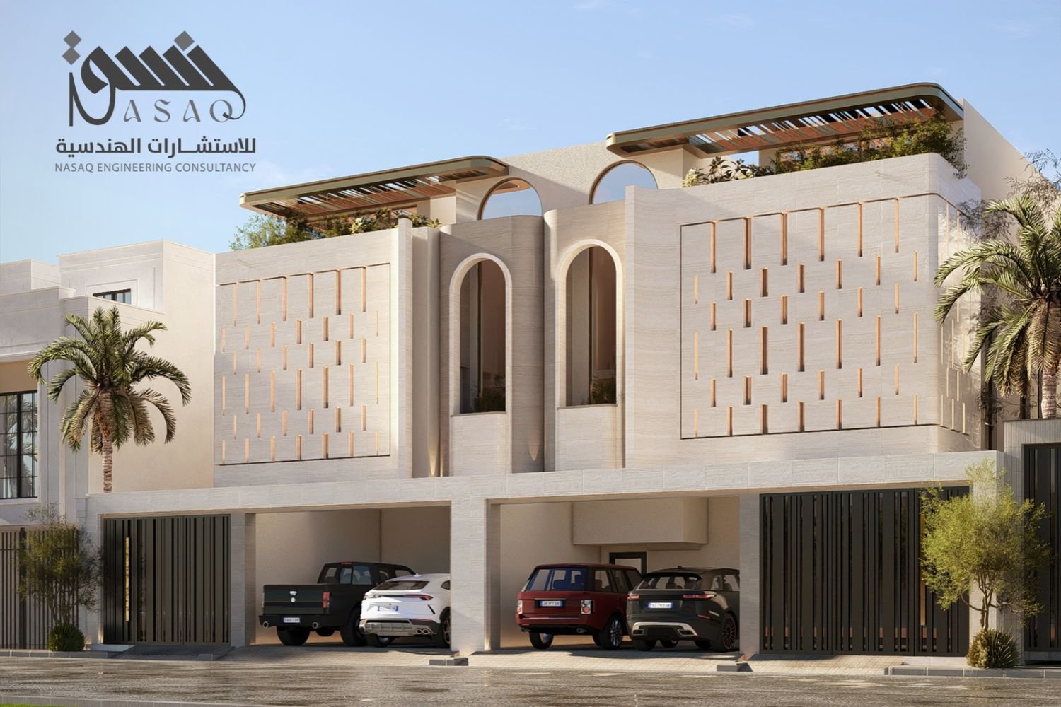 تصميم دبلكسات سكنية - حي القيروان