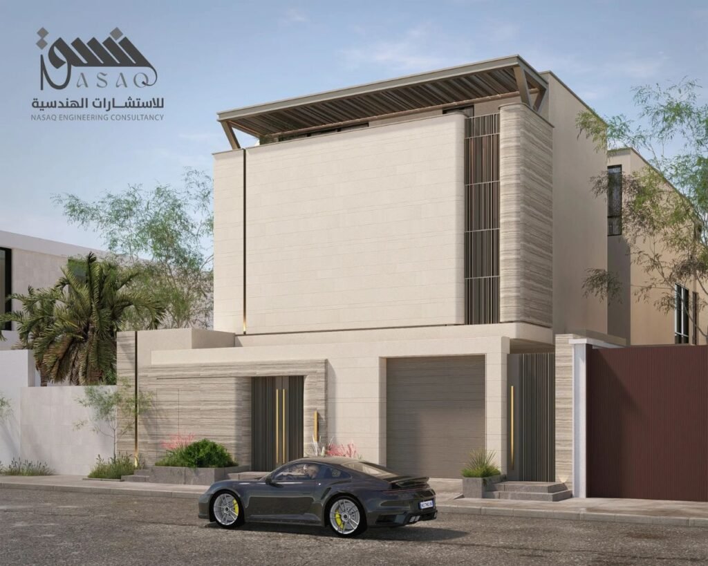 تصميم فيلا سكنية حي النرجس